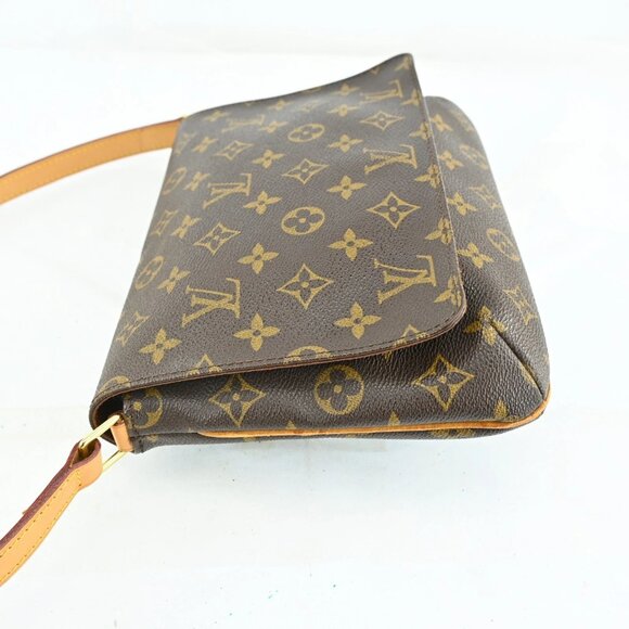 Authentic LOUIS VUITTON Monogram Musette Tango Short Strap Bag bsj710-112725 - Picture 4 of 16